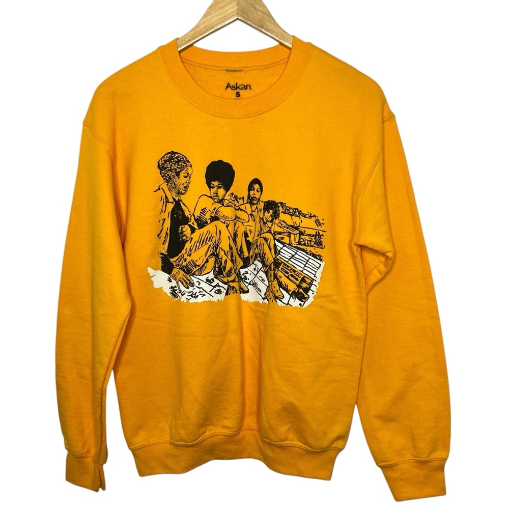 Yellow Maya Angelou, Aretha Franklin, Nina Simone, Whitney Houston Sweatshirt
